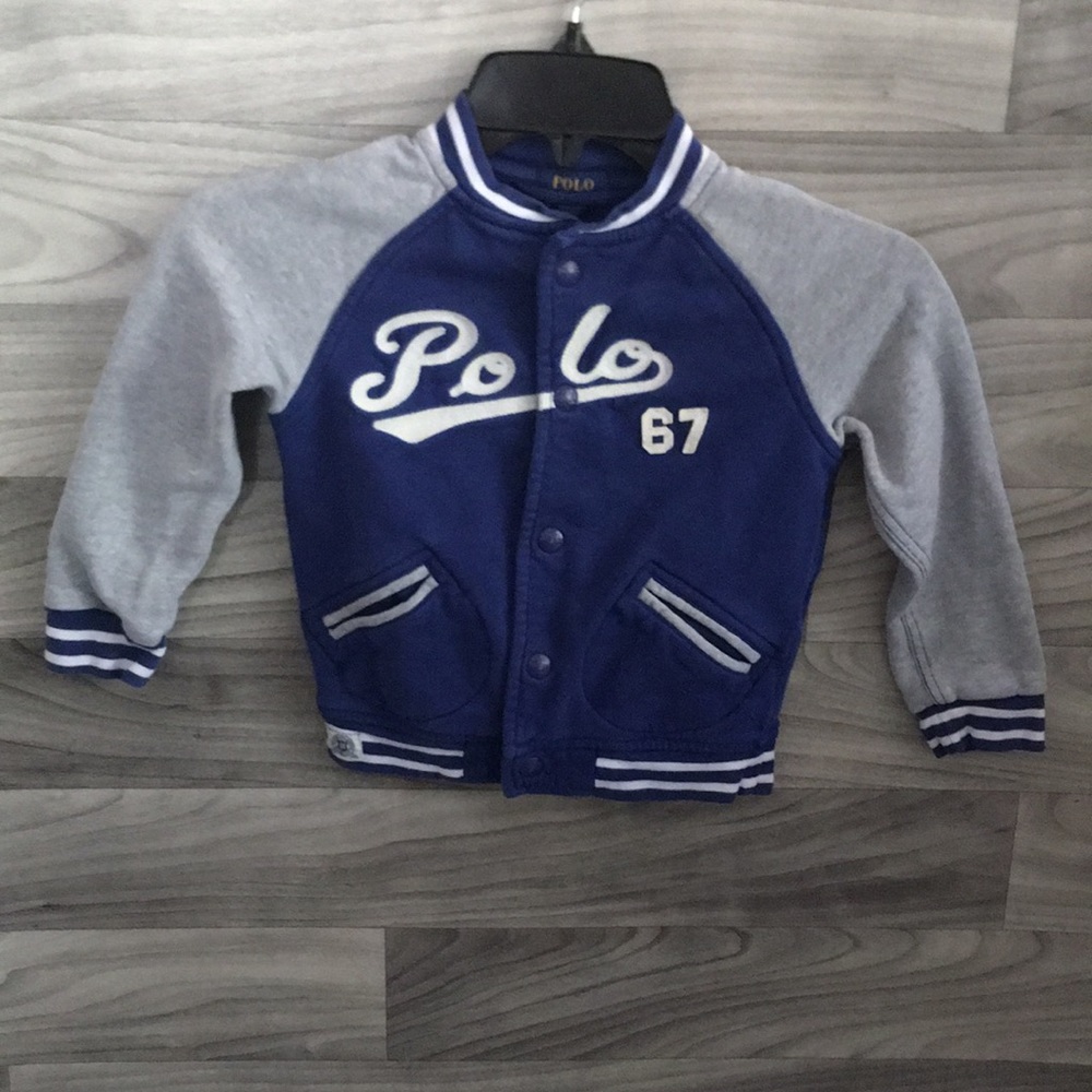 Polo.    Lightweight Terry Baseball Jacket